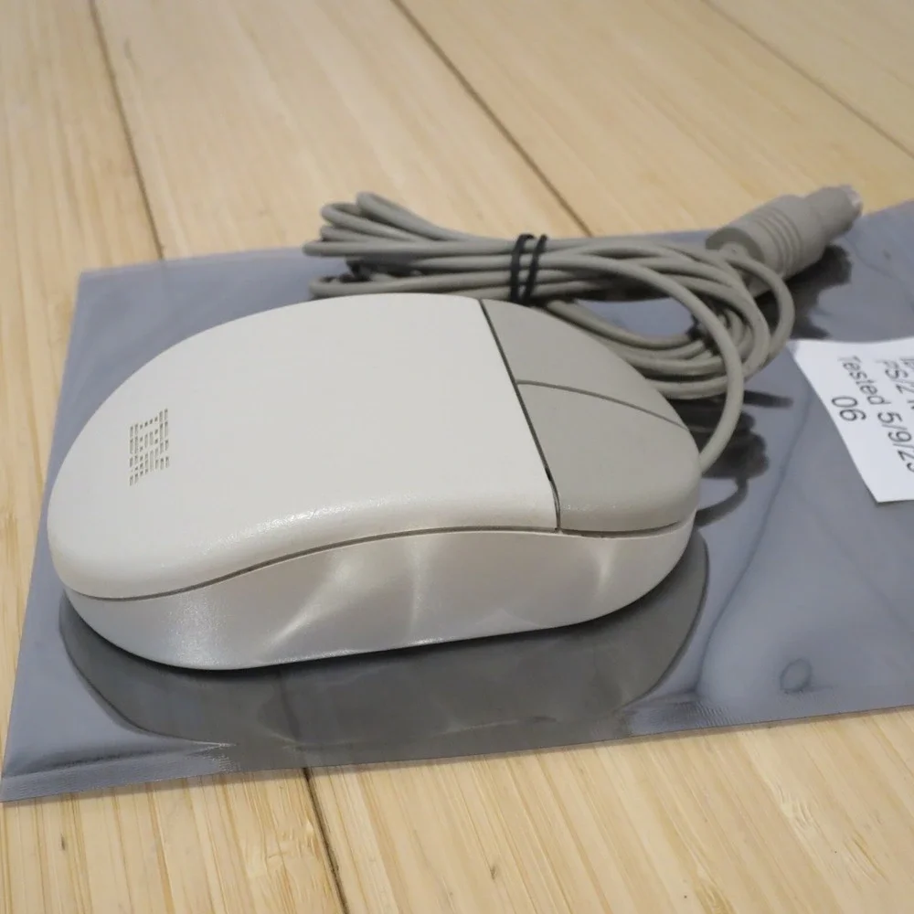 Original IBM Tank Mouse 96F9275 Wired 2 Button - Tested 06